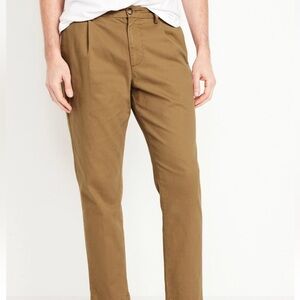 Old Navy MENS Pleated Chino Pants 30x30 NWT $44.99